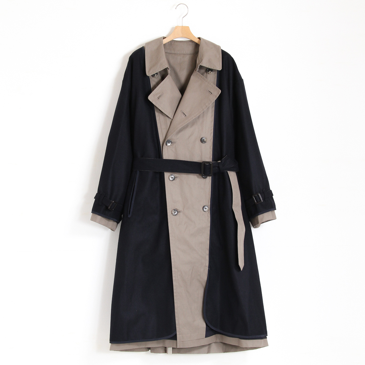 YOKE REVERSIBLE TRANCH COAT