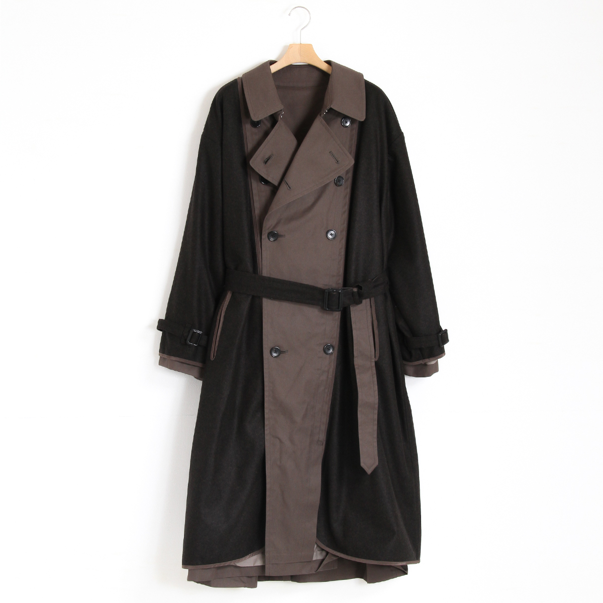 YOKE reversible long trench coat ヨーク ジャケット/アウター