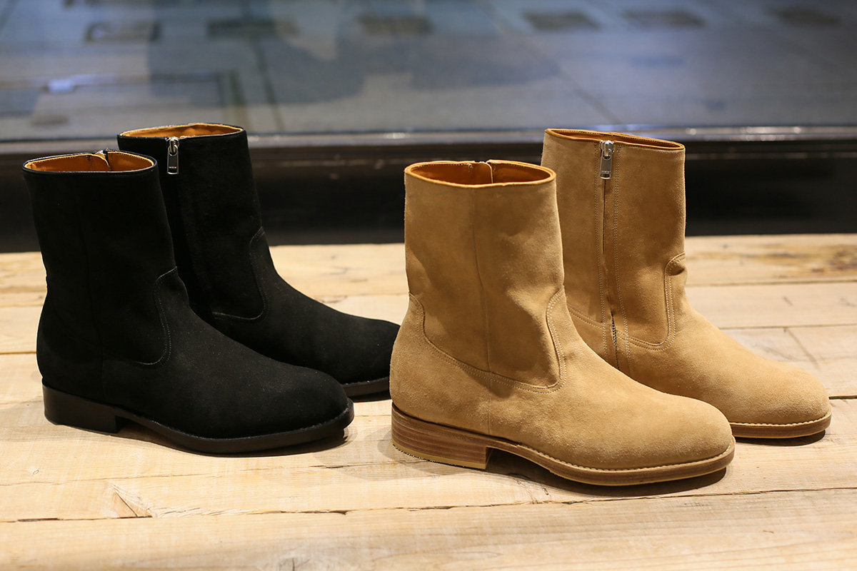 ノンネイティブ RANCHER ZIP UP BOOTS COW LEATHER-