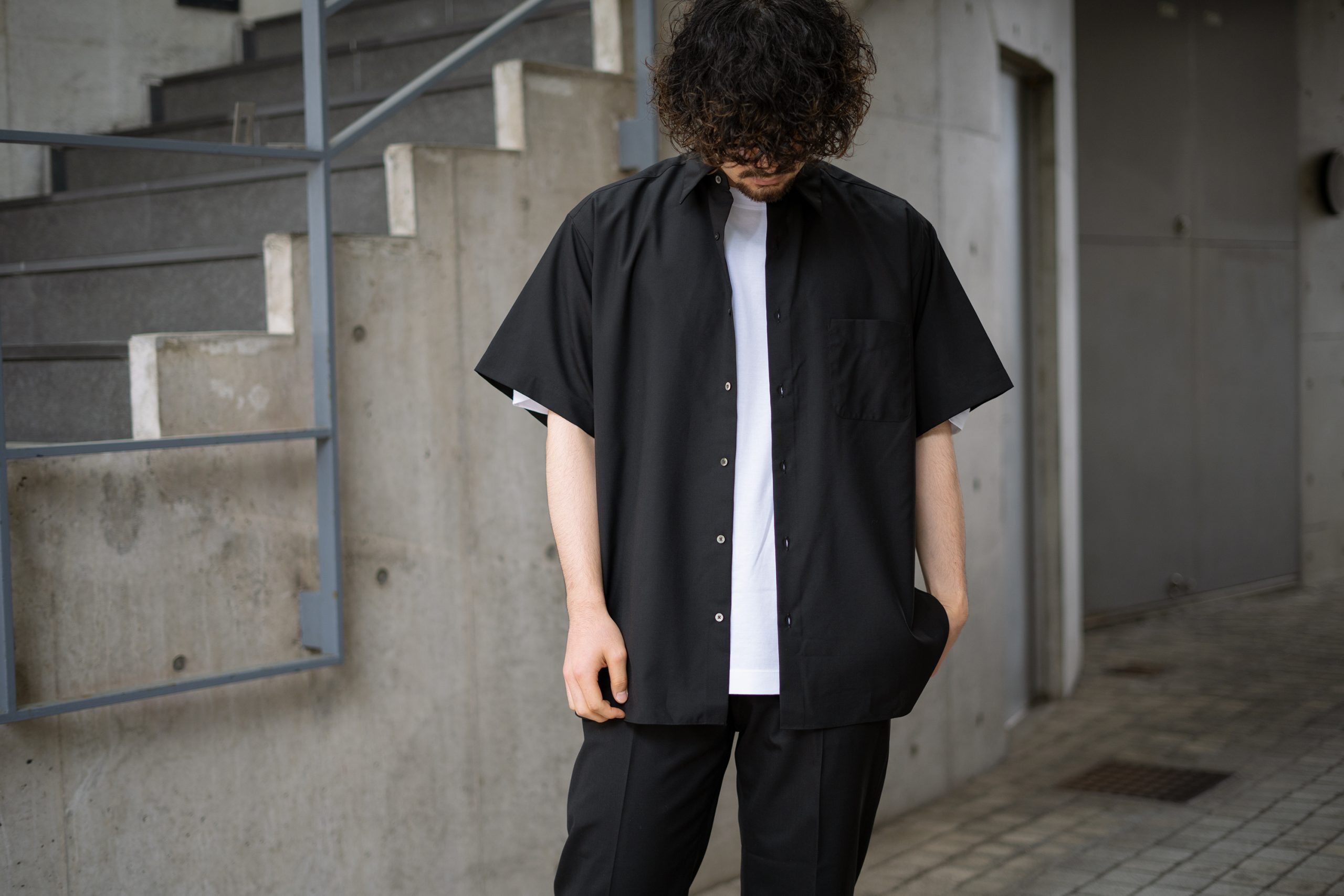 marka/MARKAWARE 22AW セットアップ ウールソフトサージ 24fm.ps