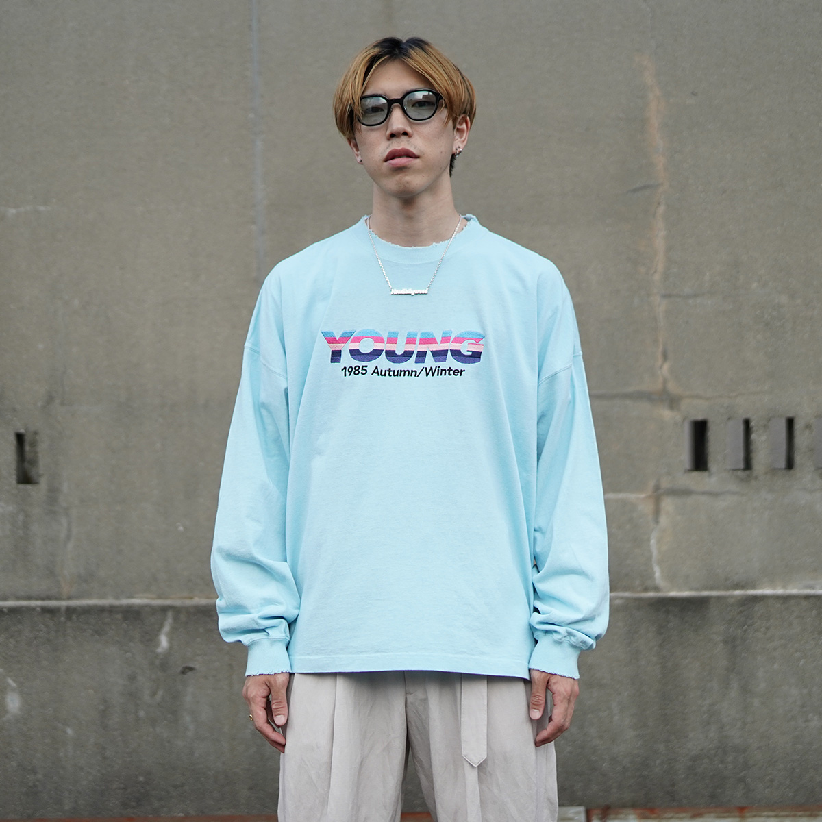 DAIRIKU Brat pack YOUNG Embroidery Tee - Tシャツ/カットソー(七分/長袖)